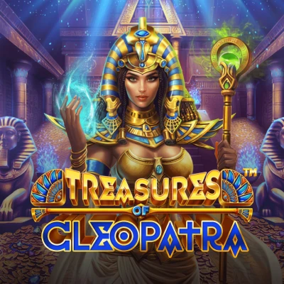 Treasures of Cleopatra Egyptian slot tile at Captain Jack Casino